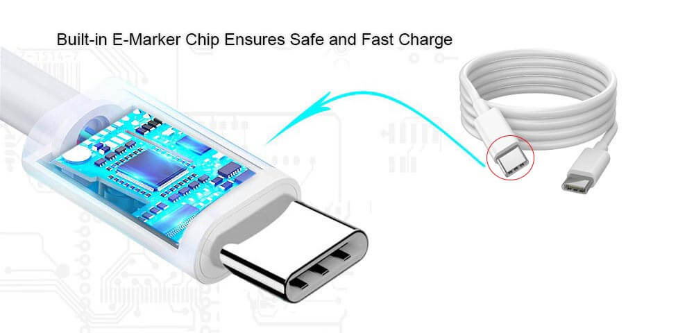 100W Power USB C to C Cord