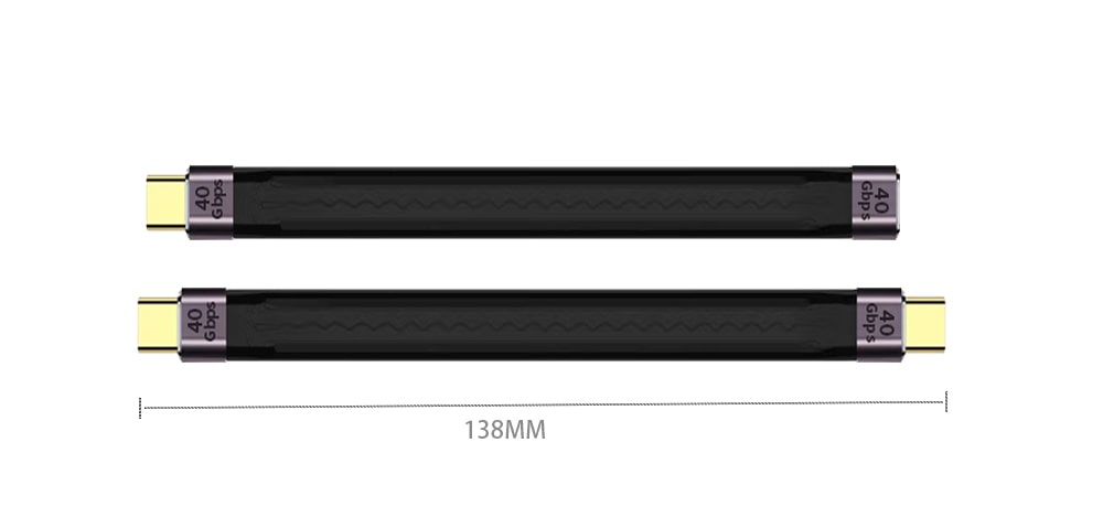 Extra Short Type C cable for Power Bank
