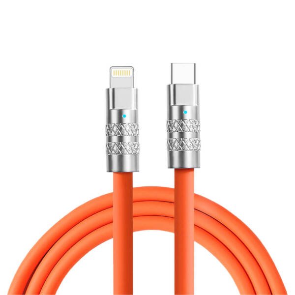 Liquid Silicon Cable USB C to Lightning iPhone