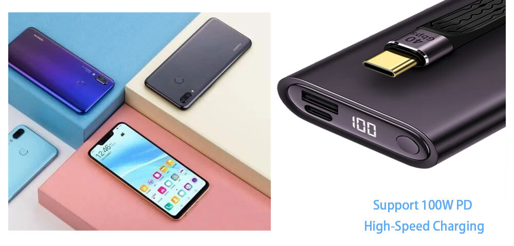 Short Fast Charge USB C cable