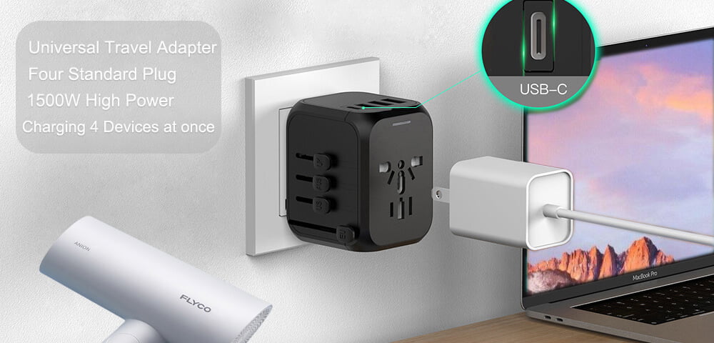Plug-and-play charger for travel