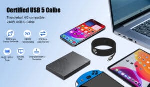 HD data cables for phones, monitors and tablets