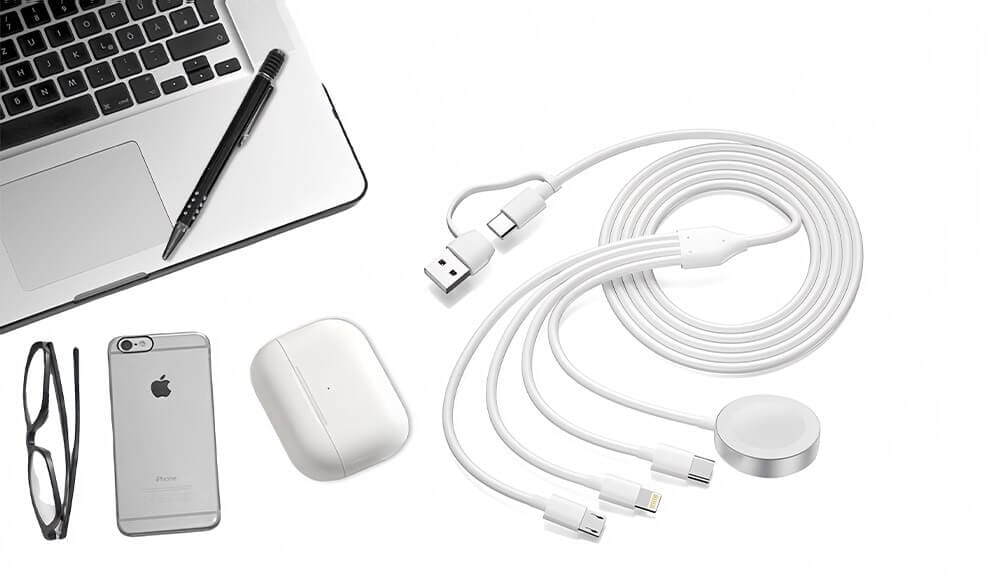 Store your other cables well in your drawer not to lose them because you have our new all-in-one cable