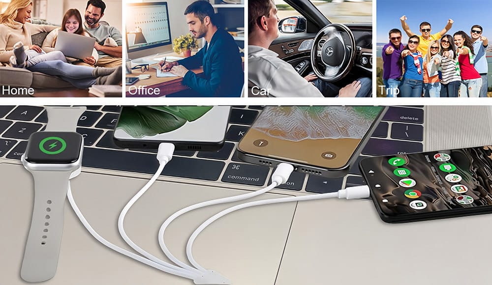 A USB charging cable will meet all your requests