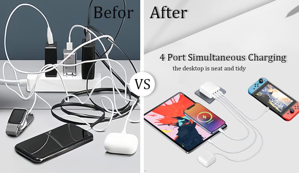 multiple USB A+C chargers wholesale suppliers
