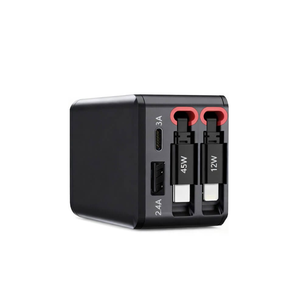 OEM custom logo GaN chargers with cable