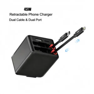 QC 4.0 GaN charger integrated cable Wholesale