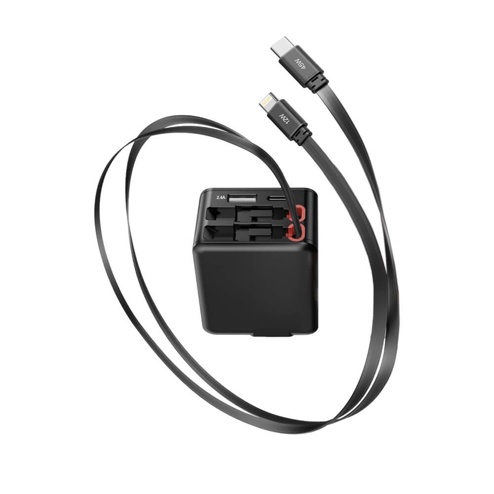 Travel Chargers with built-in cable wholesale