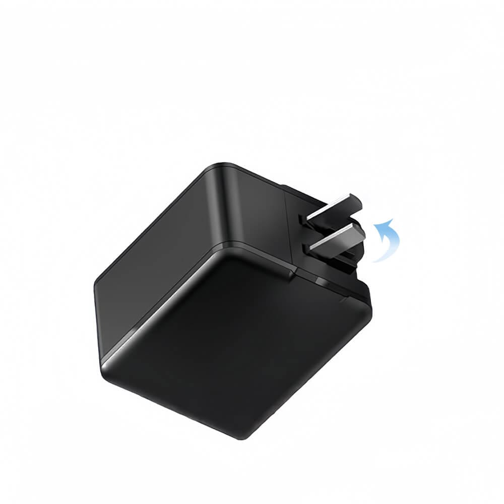 multi-device GaN charger with integrated cables