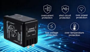 Multi travel chargers with Retractable cables