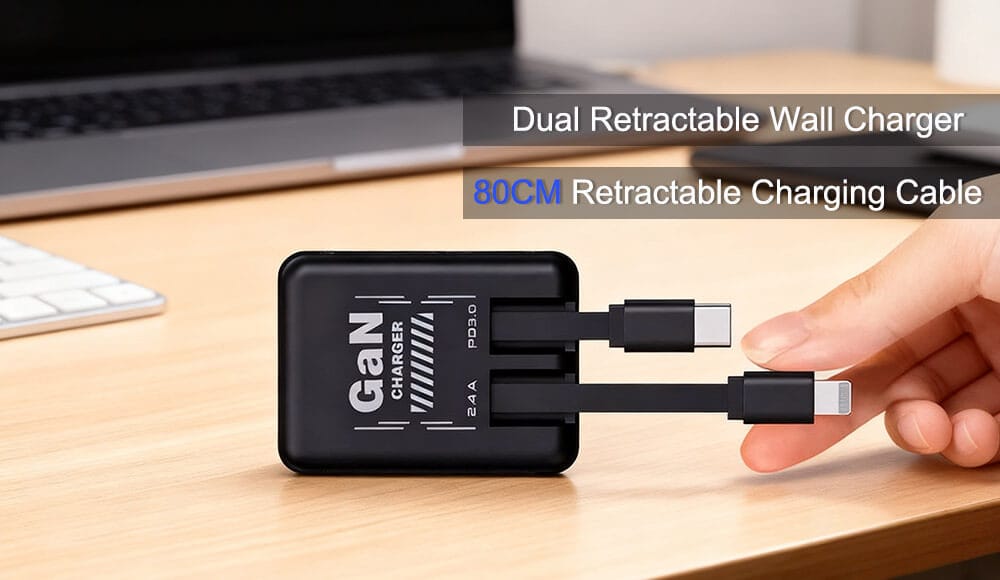 Unique GaN chargers for Apple iOS and Android