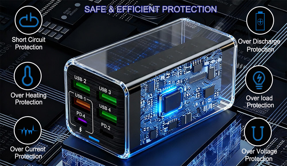 High Tech GaN Phone Chargers