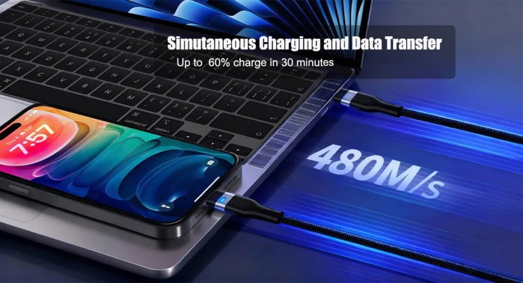 USB C cable wholesale fast charging and high speed data transfer
