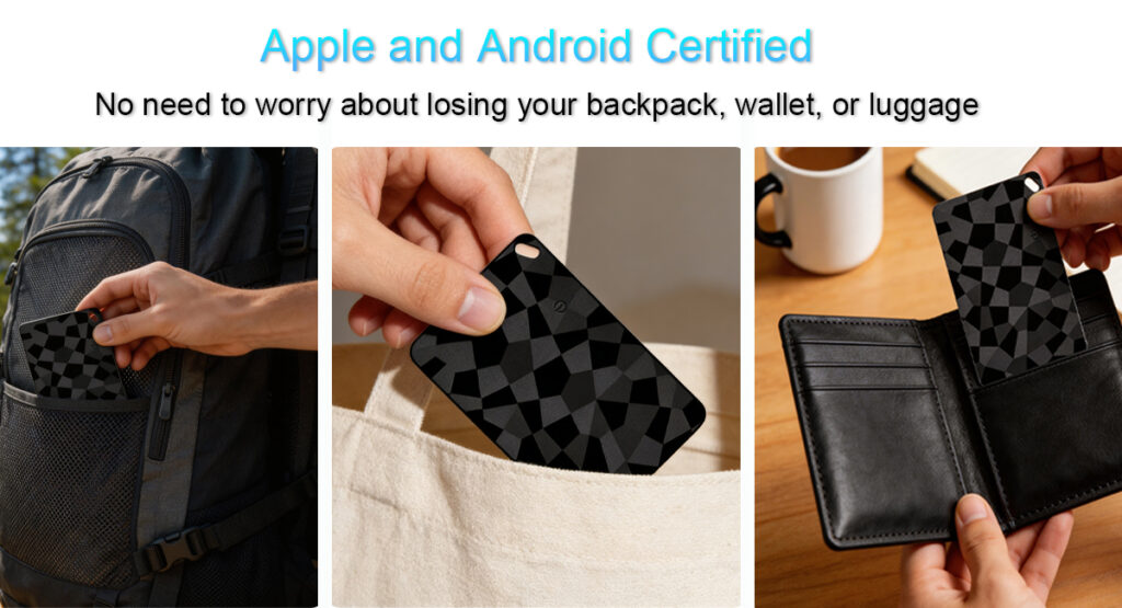Anti-lost tracker credit card size