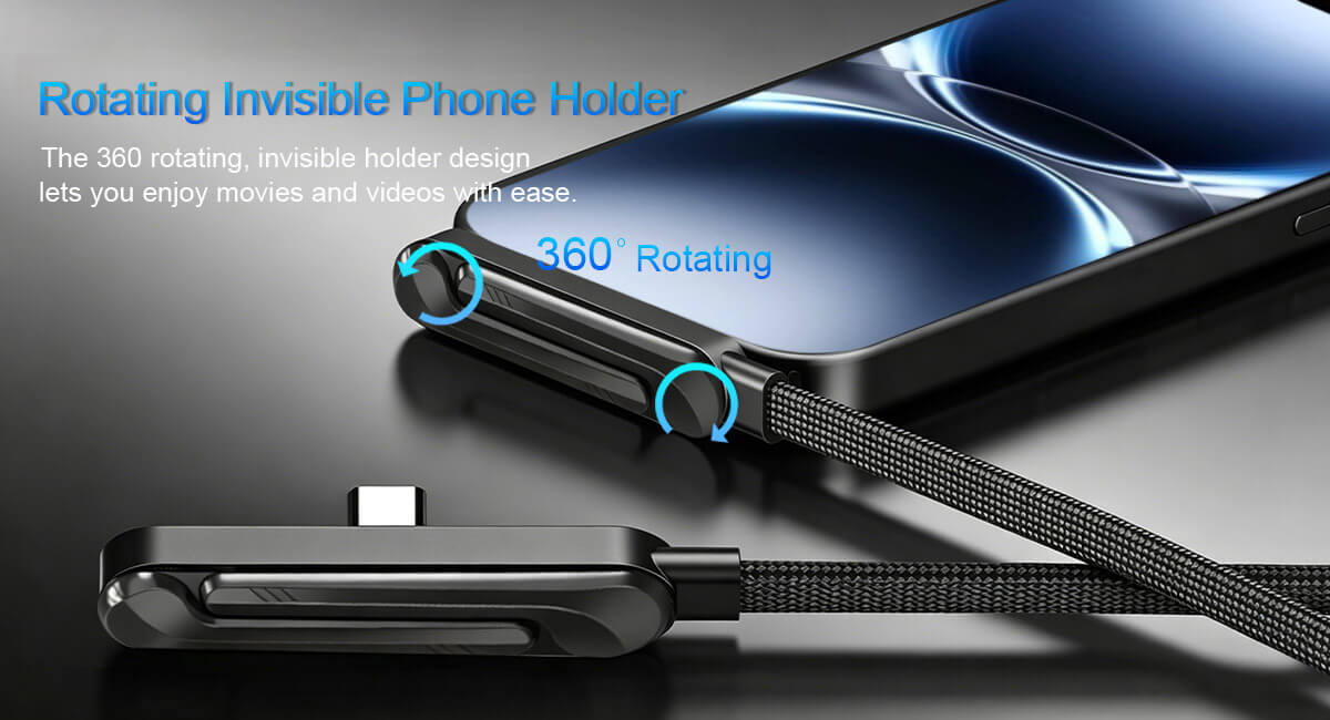 USB cables with Foldable Holder